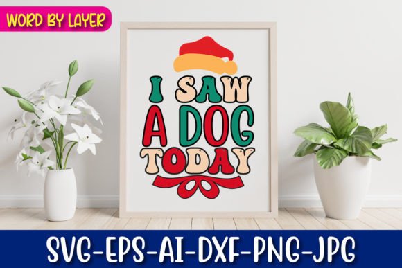 I Saw a Dog Today Retro Christmas Design Review