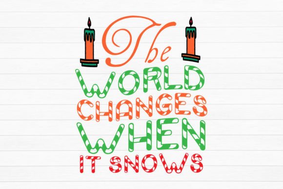 The World Changes When It Snows Embroidery Review