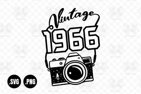Vintage 1966 Classic Camera Svg